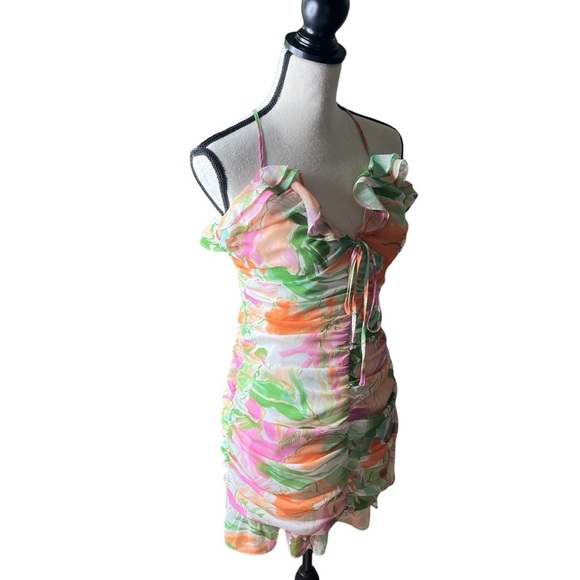 New Lost + Wander Painterly Love Mini Dress Floral Women's S | Summer Dress - Picture 6 of 16